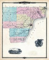 Oconto County Map 2, Wisconsin State Atlas 1878